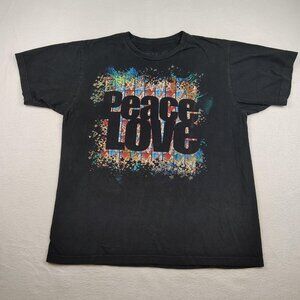 Hard Rock Hotel Cafe T Shirt Mens Large Peace Love Signature Series 28 Biloxi